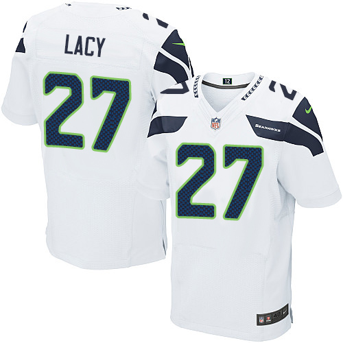 Nike Seahawks #27 Eddie Lacy White Men's Stitched NFL Vapor Untouchable Elite Jersey